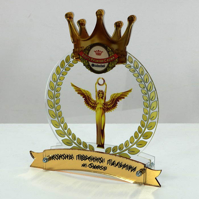 Награда фестиваля Корона Южной Пальмиры 20x17,5см АРТПРИЗ 2836N3