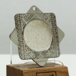 Медаль MA5014 серебро, металл, размер 50мм Жетон 25мм универсальная