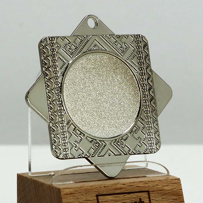 Медаль MA5014 серебро, металл, размер 50мм Жетон 25мм универсальная