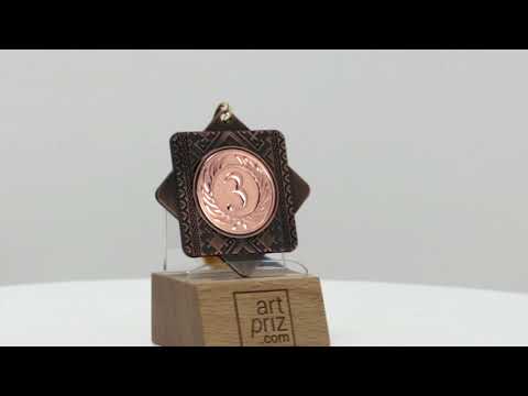 Медаль MA5014 Срібло зі стрічкою D50мм місце під жетон Д25мм