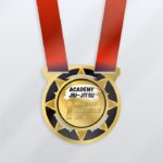 Медаль металлическая по джиу-джитсу КРИВБАС ЧЕЛЕНДЖ Размер 95ММ MMSC95S