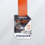 Медаль металева ФІНІШЕР Розмір 70 ММ MMF70S