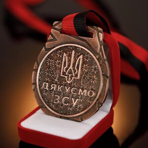 Медаль лита металева з Карате BUKOVYNA GRAND PRIX 60x70мм 4485M3