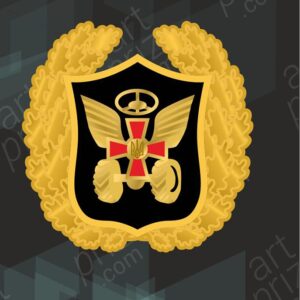 Орден Литий Автомобільні Війська ЗСУ 50х50 мм 5001O23