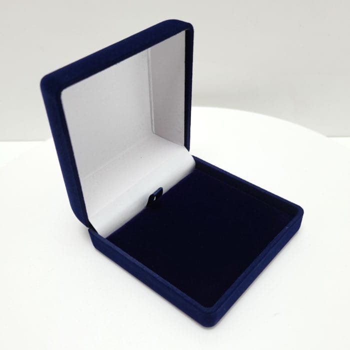 Футляр для нагороди оксамитовий 90X90X40MM  Синій 315 BLU