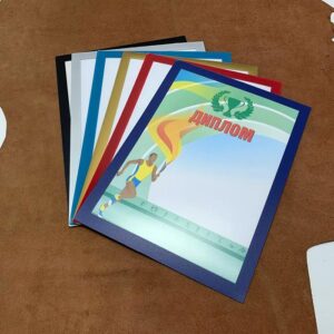 Самоклеюча магнітна інформаційна рамка A4, Чорна матова (HD) RMA4B