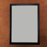 Самоклеюча магнітна інформаційна рамка A4, Чорна матова (HD) RMA4B