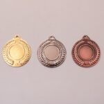 Набор из трех медалей D50мм МА11022 жетон 25мм (Золото, серебро, бронза)