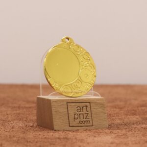 Медаль MA1840G Золото Д40мм місце під жетон 25мм