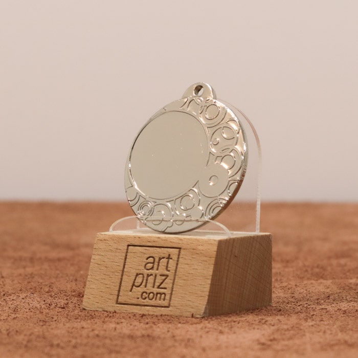 Медаль MA1840S Срібло Д40мм місце під жетон 25мм