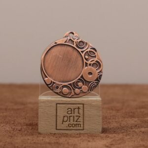 Медаль MA1840B Бронза Д40мм місце під жетон 25мм