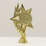 Фігурка B602 тримач нагорода універсальна верхівка для кубка h16,5 см місце під жетон 50мм