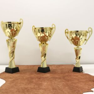 Кубок нагородний K6018B Висота 38,5см, D чаші 140мм