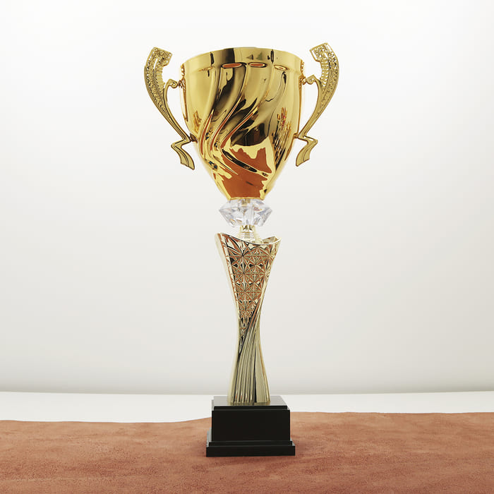 Кубок нагородний K6032B Чаша D16см Висота 49см