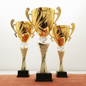 Кубок нагородний K6032C Чаша D14см Висота 45см