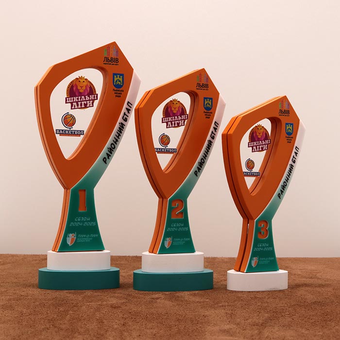 Нагорода Шкільна Ліга Баскетбол 280х120мм 2166N24