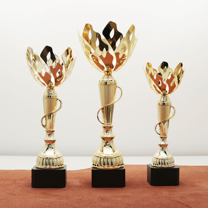 Кубок нагородний K6012B Чаша D12см Висота 30см