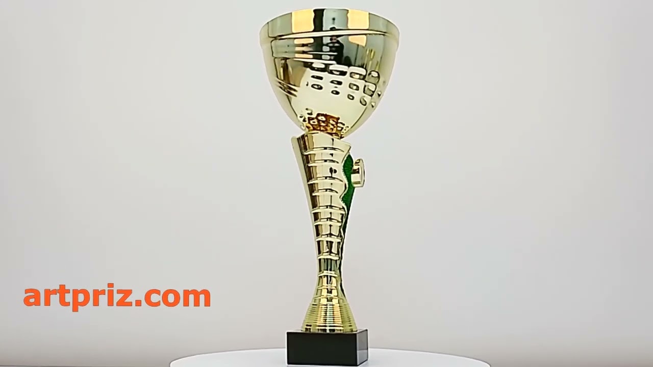 Кубок нагородний K6036B Чаша D12см Висота 34см