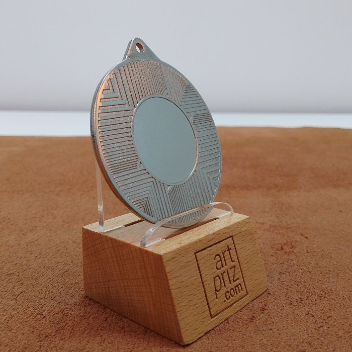 Медаль MA1550 Срібло D50мм Жетон D25мм універсальна