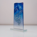 Награда из стекла с волной Высота 27,5см GL-103I