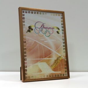 Фоторамка з алюмінію матова текстурна жовта 30х42 (А3)  Для фото дипломів сертифікатів грамот RAYА3