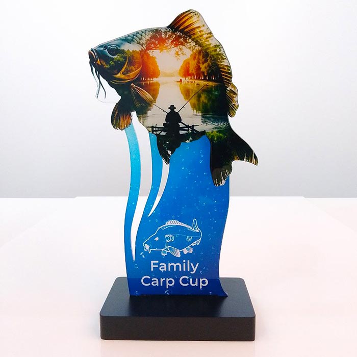 Кубок "Family Carp Cup" Нагорода для Рибальських Змагань13х25см АРТПРИЗ 5377-5