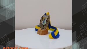 Medal 80mm chempionat ukrainy z fehtuvannya d80mm artpryz 1337 5